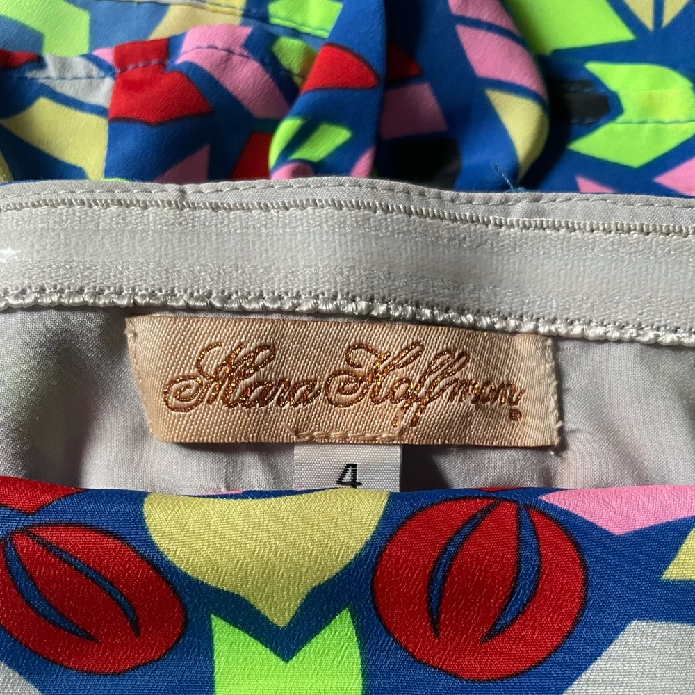 Mara Hoffman Midi Length Geometric Dress